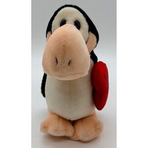 Vintage Opus the Penguin 10" Plush Bloom County 1984 Penguin Lust Heart